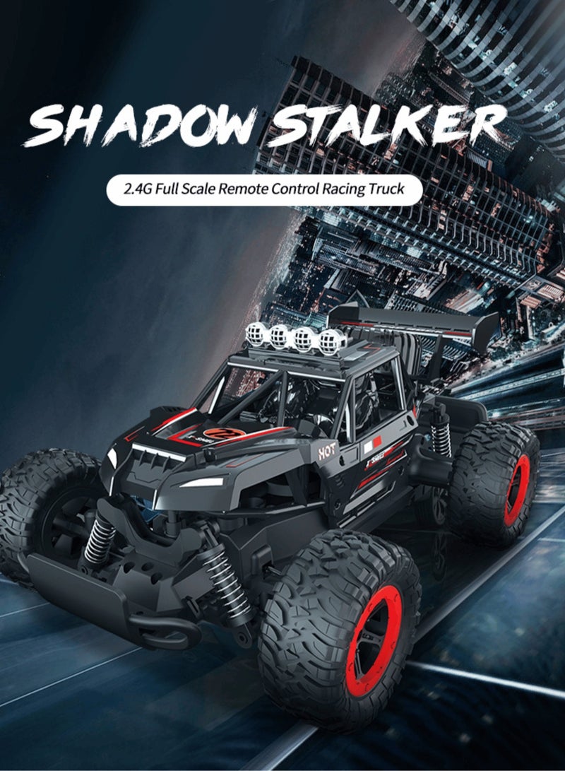 Harvestoy 1:14 Scale Remote Control Car High Speed Toy Car, All Terrain RC Truck with Headlights, Off Road Electric Racing Car Toys for Boys Girls Kids - Image 3