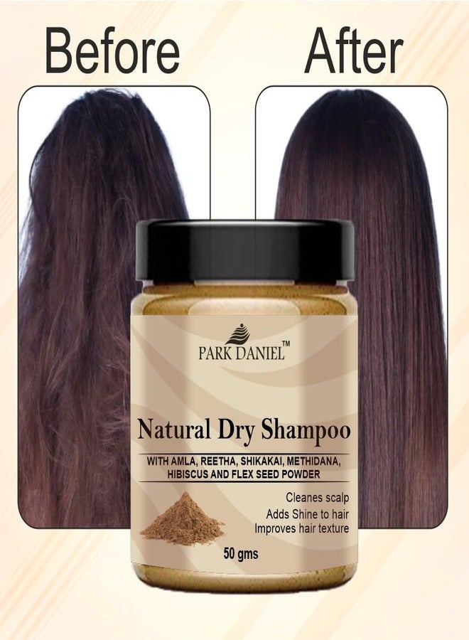 PARK DANIEL Natural Hair Shampoo Powder 6 in 1 (50g) | With Amla, Reetha, Shikakai, Methi, Hibiscus & Flax Seed | Herbal Hair Cleanser for Hair Growth, Stronger Roots & Healthy Shine | Men & Women - Image 5
