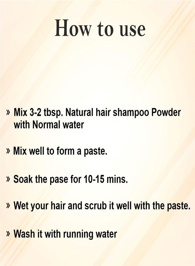 PARK DANIEL Natural Hair Shampoo Powder 6 in 1 (50g) | With Amla, Reetha, Shikakai, Methi, Hibiscus & Flax Seed | Herbal Hair Cleanser for Hair Growth, Stronger Roots & Healthy Shine | Men & Women - Image 3