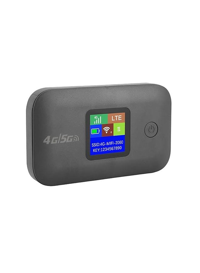 عام راوتر محمول 4G LTE، يدعم بشكل ثابت من 8 إلى 10 مستخدمين، بطارية 3000 مللي أمبير، نقطة اتصال سريعة وخفيفة مع فتحة لبطاقة SIM للسفر (الإصدار الآسيوي: 1.3.5.8.38.39.40.41). - Image 1