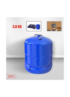 CAMPING FAMILY Refillable Gas Cylinder For Travel,3 kg Blue 