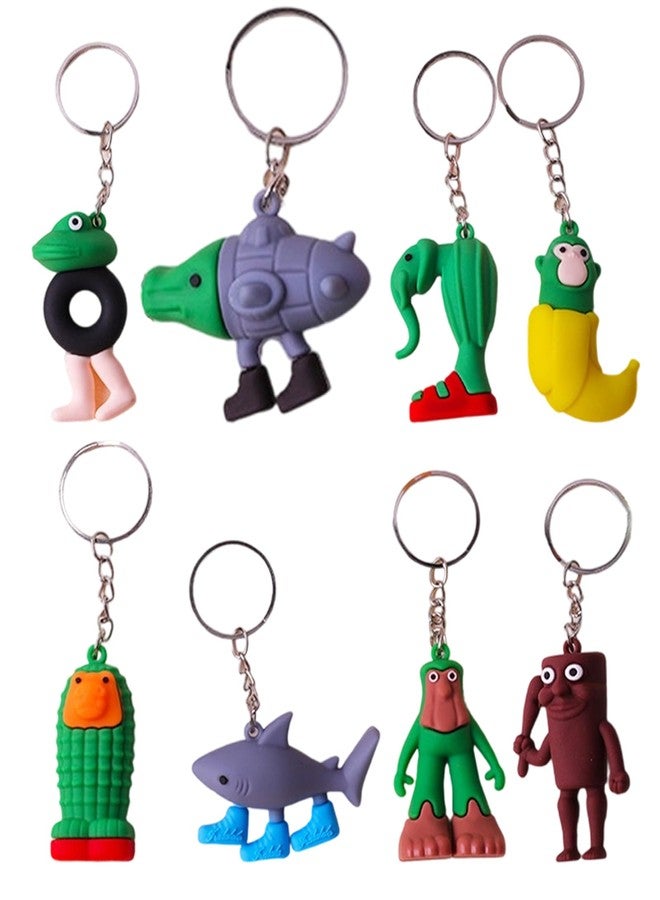 BdelrinQue 8PCS Italian Brainrot Toys, Brainrot Toys, Italian Brainrot Figures Set, Tung Tung Tung Sahur Toy Collectibles, Fun Decorations for Fans of Internet Culture - Image 1