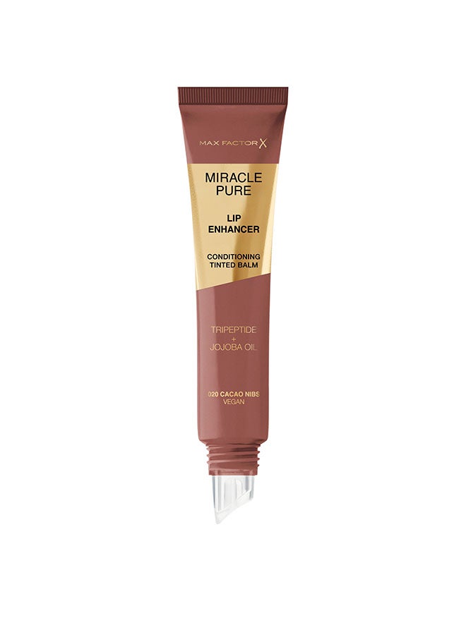 Max Factor Miracle Pure Lip Enhancer Hydrating Lip Balm - 020 - Cacao Nibs - Image 1