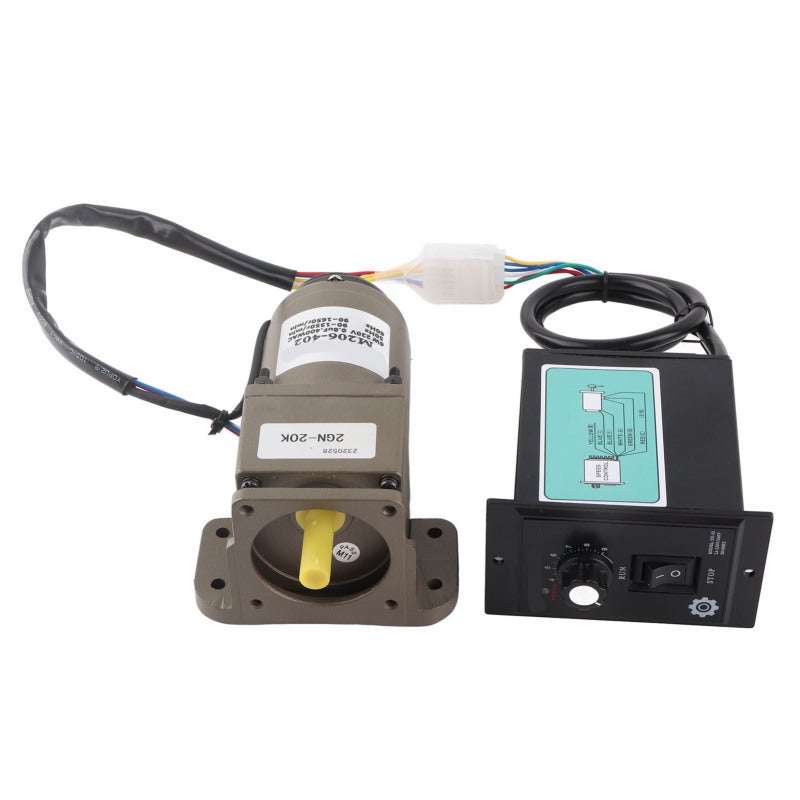 MOTOR Gear Motor: AC 220V 6W High Moment Of Force, Reversible Adjustable Speed, Low Noise Metal Single Phase Asynchronous Motor - Energy Saving Superior Performance Retarding Motor For Packaging Machine Too - Image 4