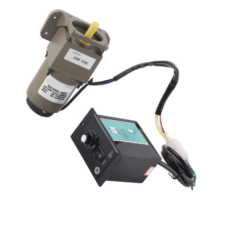 MOTOR Gear Motor: AC 220V 6W High Moment Of Force, Reversible Adjustable Speed, Low Noise Metal Single Phase Asynchronous Motor - Energy Saving Superior Performance Retarding Motor For Packaging Machine Too - Image 2