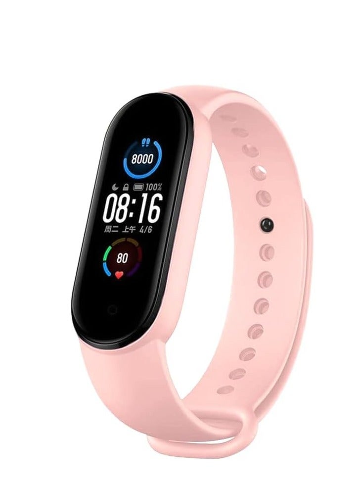 Strap Silicone Band For Xiaomi Mi Band 7/6 / 5 Breathable Strap Replacement For M5 M6 M7 Bracelet For Xiaomi MiBand 7 6 5 Smart Watch