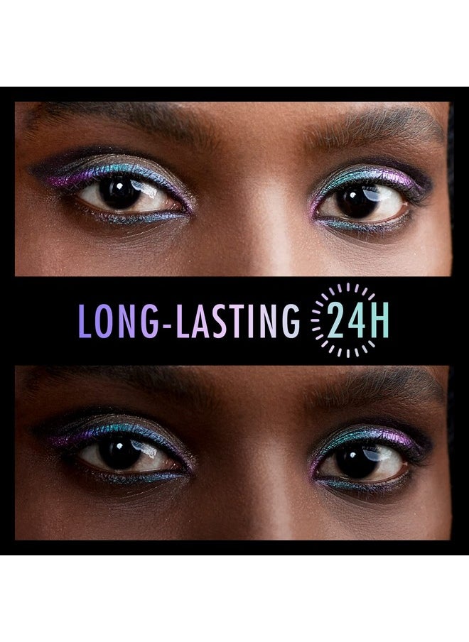 BEPHOLAN - Eyeliner Pencil,Purple Eyeliner,Colored Eyeliners,Metallic Eyeliner,Blue Purple Shifting Colors Glitter Waterproof Eyeliner,24H Longlasting Eyeliner Pen,Purpleblue Shifting (Northern Light) - Image 1