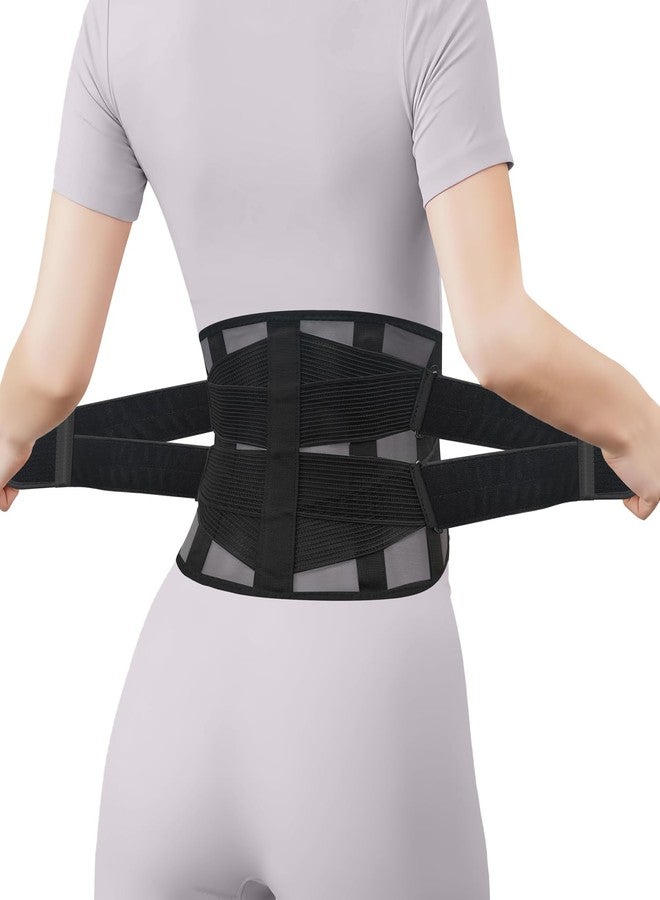 TitanGuard Back Brace for Lower Back Pain, Ultra-Thin, Breathable Lumbar Support Belt - Image 1