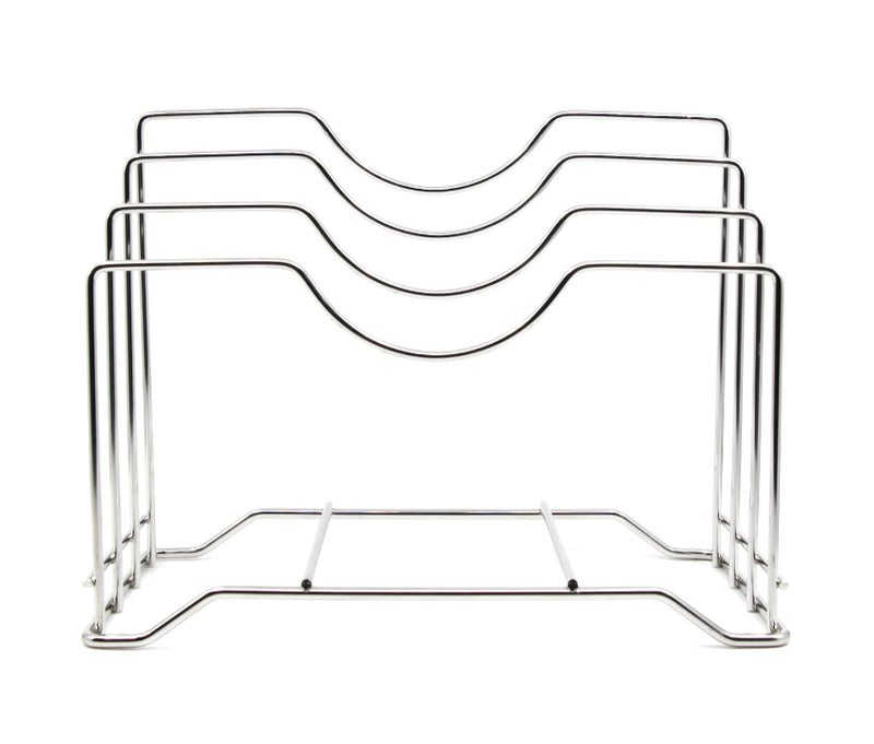 ZEESOON Stainless Steel Cutting Board Holder Chopping Board Rack Kitchen Cabinet Organizer Pantry Tray Bakerware Cookie Baking Sheet Large Storage