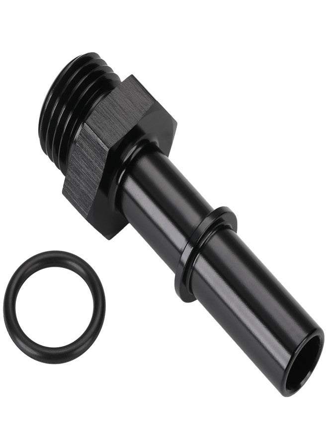 Podavelle 6AN -6 ORB Male to 3/8" SAE Quick Disconnect Connect Male Push On EFI Fuel Fitting Adapter Straight Aluminum Black - Image 3