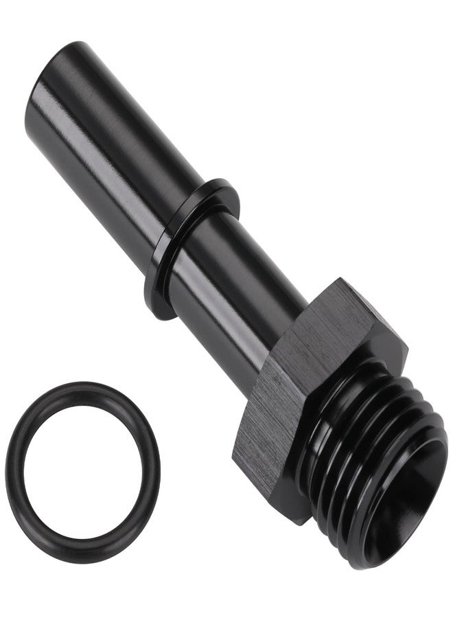Podavelle 6AN -6 ORB Male to 3/8" SAE Quick Disconnect Connect Male Push On EFI Fuel Fitting Adapter Straight Aluminum Black - Image 5