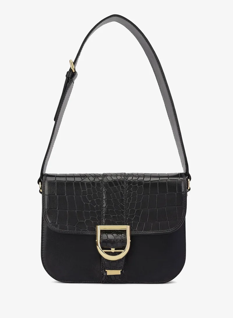 Da Milano Women's Leather Baguette Bag - Fresco (S)