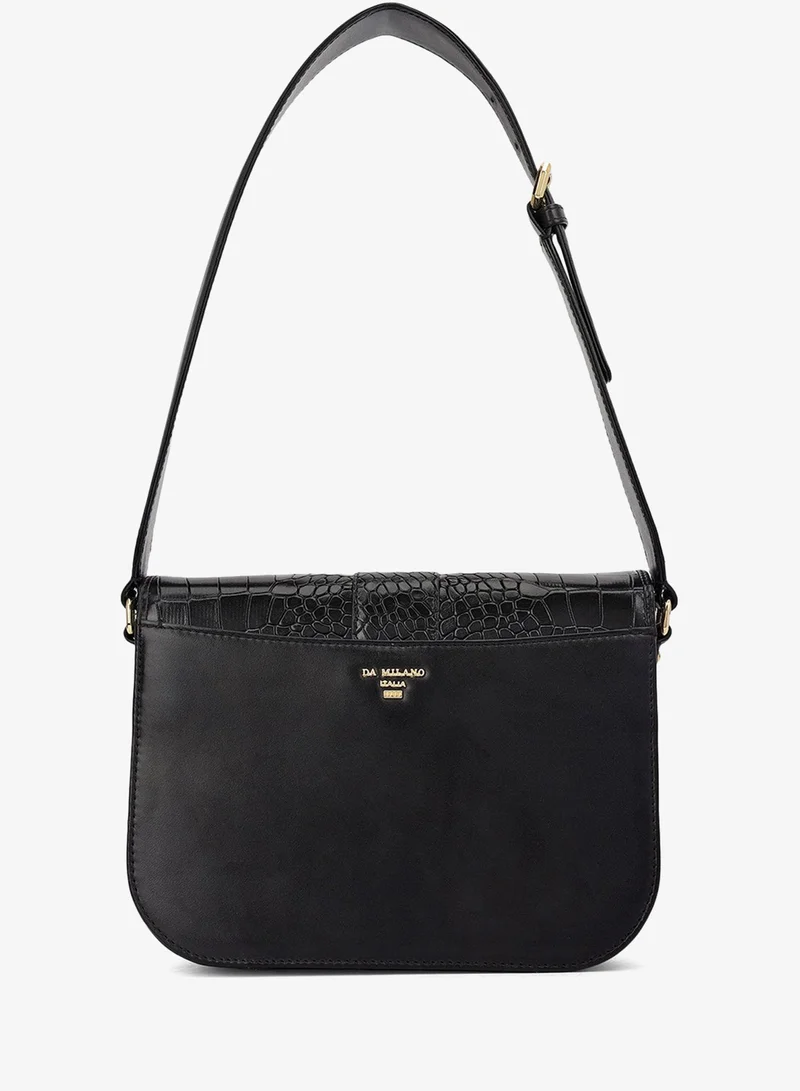 Da Milano  Da Milano Women's Leather Baguette Bag - Fresco (S) for Women | Best Price UAE