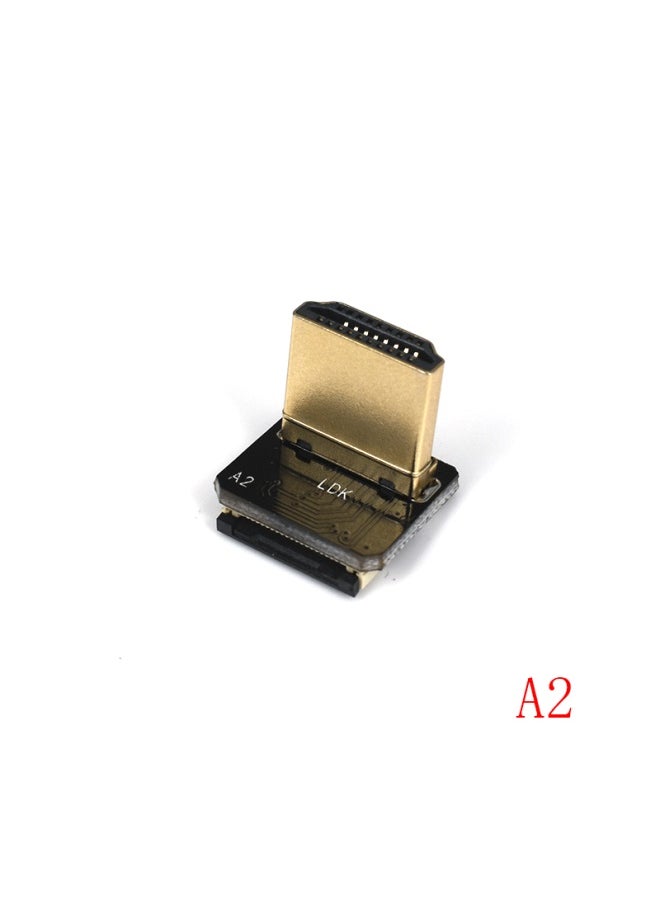 ماركة غير محددة LDK A Aerial Head FPV كابل HDMI مخصص لخط مرن كابل فائق المرونة 20pin التوصيل والتشغيل 4K * 2k- اللون: سلك ملفوف بالرقائق المعدنية 25 سم  - Image 3