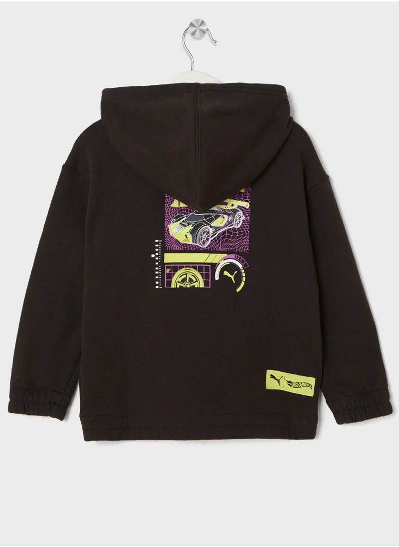 PUMA Kids Hot Wheels Relaxed Graphic Hoodie