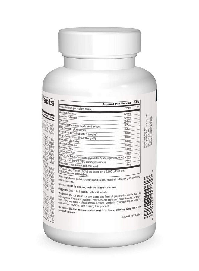 Source Naturals Elan Vital Multiple Supports Brain Heart Liver Immune Energy Boost 180 Tablets - Image 3