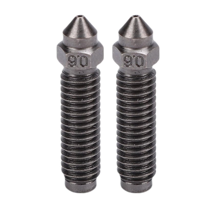 Hardened Steel 0.6mm 3D Printer Nozzle High Temperature Abrasion Proof CNC Machining - Image 1
