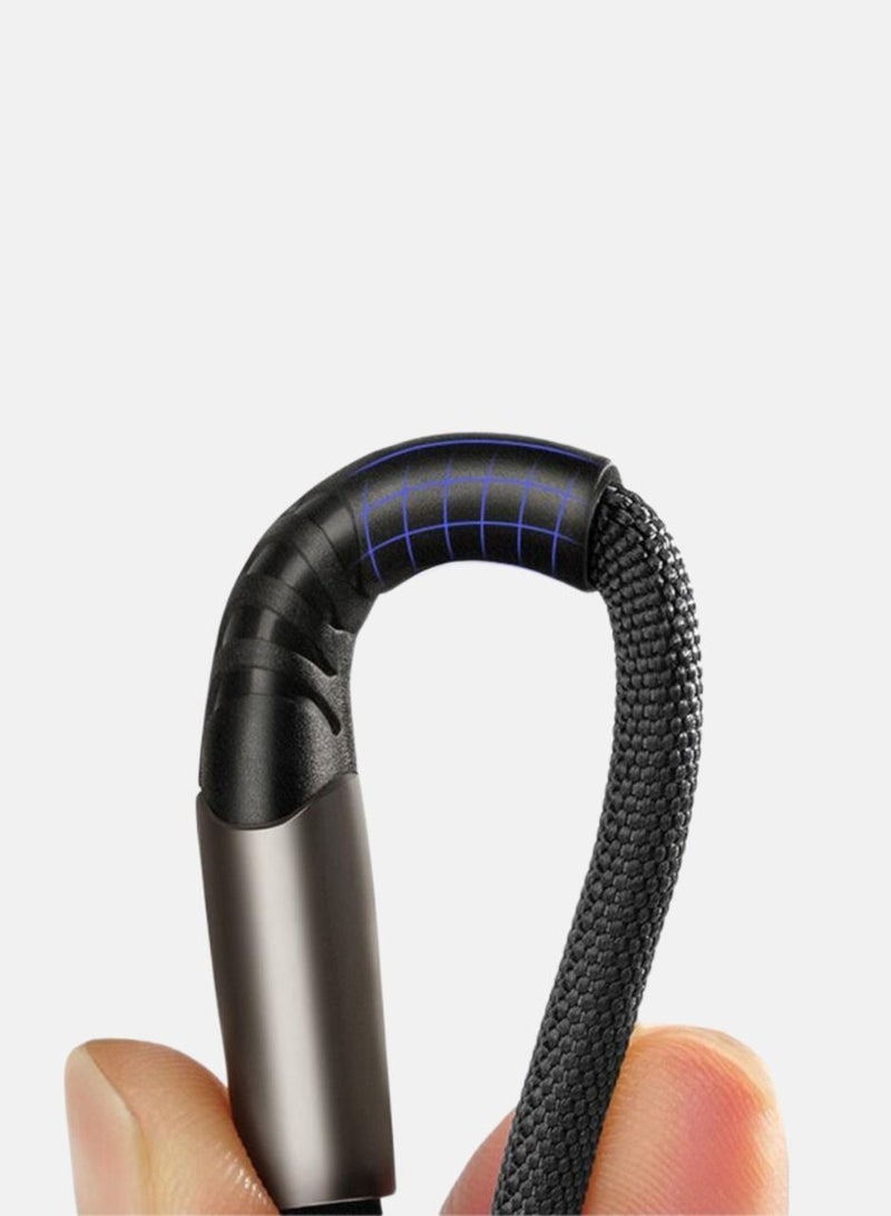 جو-ديز كيبل GO DES شحن سريع قماش للأيفون USB بطول 2 متر - Image 1