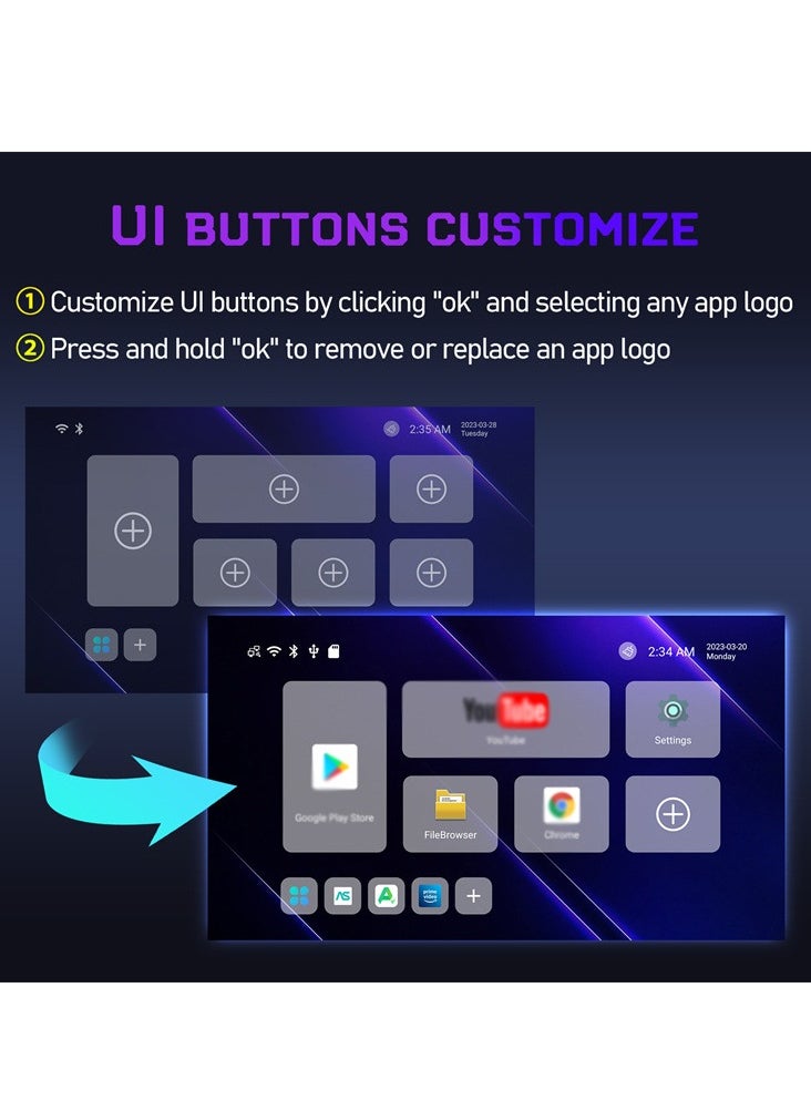 H96 Max - Smart Android 12.0 TV Box with Allwinner H618 Quad Core ARM Cortex A53 CPU Support 6K Video HDR 10+/2.4Ghz 5Ghz Wifi 6/100M Enternet/Bluetooth 5.0 - Image 1
