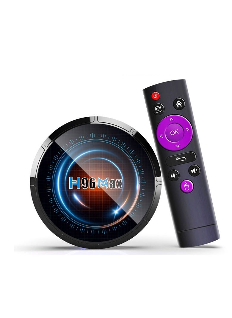 H96 Max - Smart Android 12.0 TV Box with Allwinner H618 Quad Core ARM Cortex A53 CPU Support 6K Video HDR 10+/2.4Ghz 5Ghz Wifi 6/100M Enternet/Bluetooth 5.0 - Image 1