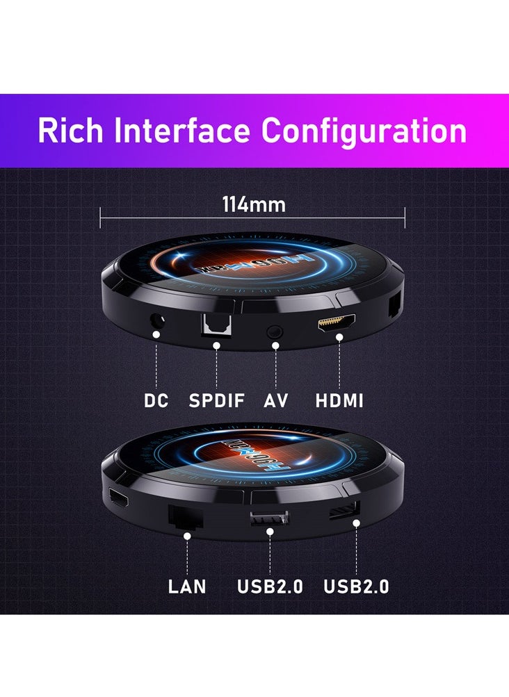 H96 Max - Smart Android 12.0 TV Box with Allwinner H618 Quad Core ARM Cortex A53 CPU Support 6K Video HDR 10+/2.4Ghz 5Ghz Wifi 6/100M Enternet/Bluetooth 5.0 - Image 1