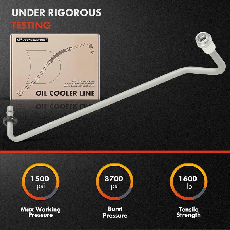 A-Premium Auxiliary Inlet Transmission Oil Cooler Line - Image 3