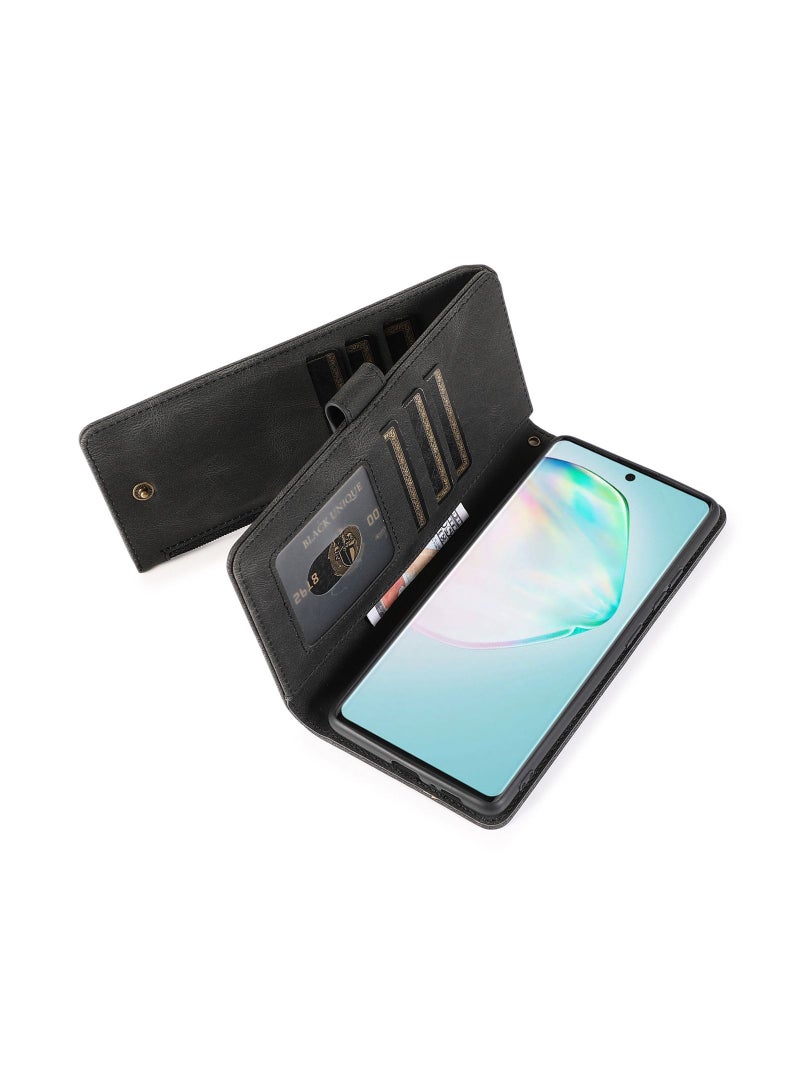 Suteni Flip Cover Leather Protective Case for Samsung Mobile Phone - Image 2