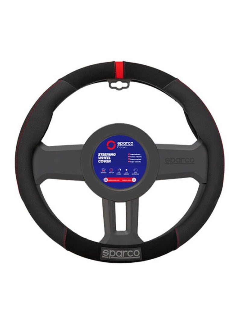 Sparco Sparco Steering Wheel Cover  Red Stripe  - Image 1