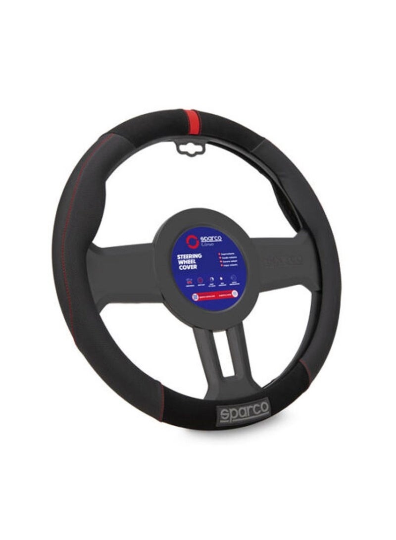 Sparco Sparco Steering Wheel Cover  Red Stripe  - Image 2