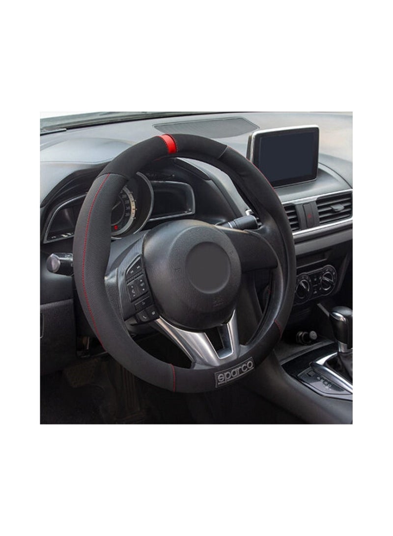 Sparco Sparco Steering Wheel Cover  Red Stripe  - Image 3