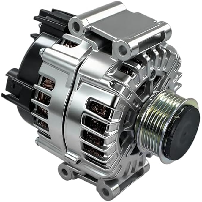 CWDA 06E903018LX Alternator 180Amp 12V Compatible with 2013 2014 2015 2016 2017 A-udi S4 Q5 S5 SQ5 V6 3.0L Clockwise 6-Groove Clutch Pulley Replace FG20S017 06E903018L 06E903019E 06E903019EX - Image 1