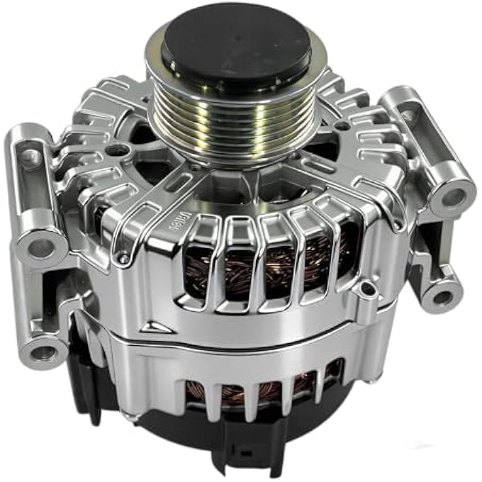 CWDA 06E903018LX Alternator 180Amp 12V Compatible with 2013 2014 2015 2016 2017 A-udi S4 Q5 S5 SQ5 V6 3.0L Clockwise 6-Groove Clutch Pulley Replace FG20S017 06E903018L 06E903019E 06E903019EX - Image 2