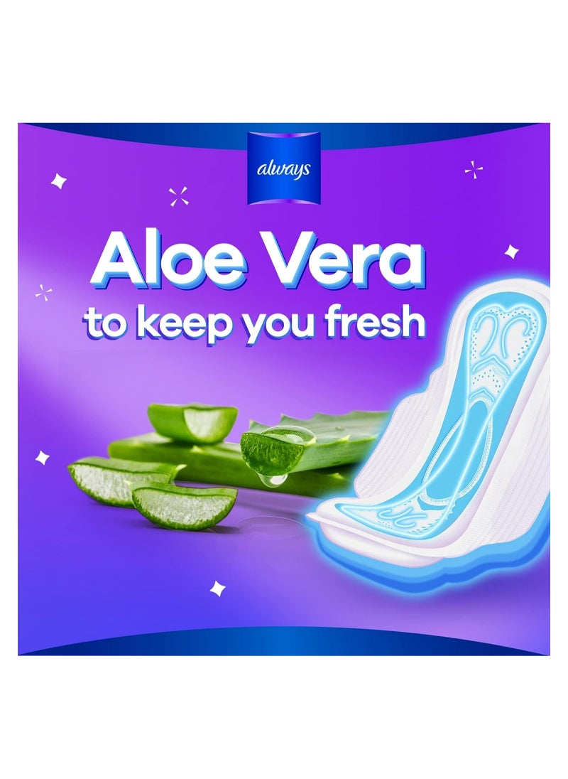 Cool And Dry No Heat Feel Maxi Thick Sanitary Pads With Wings - 50 Pad Count Large