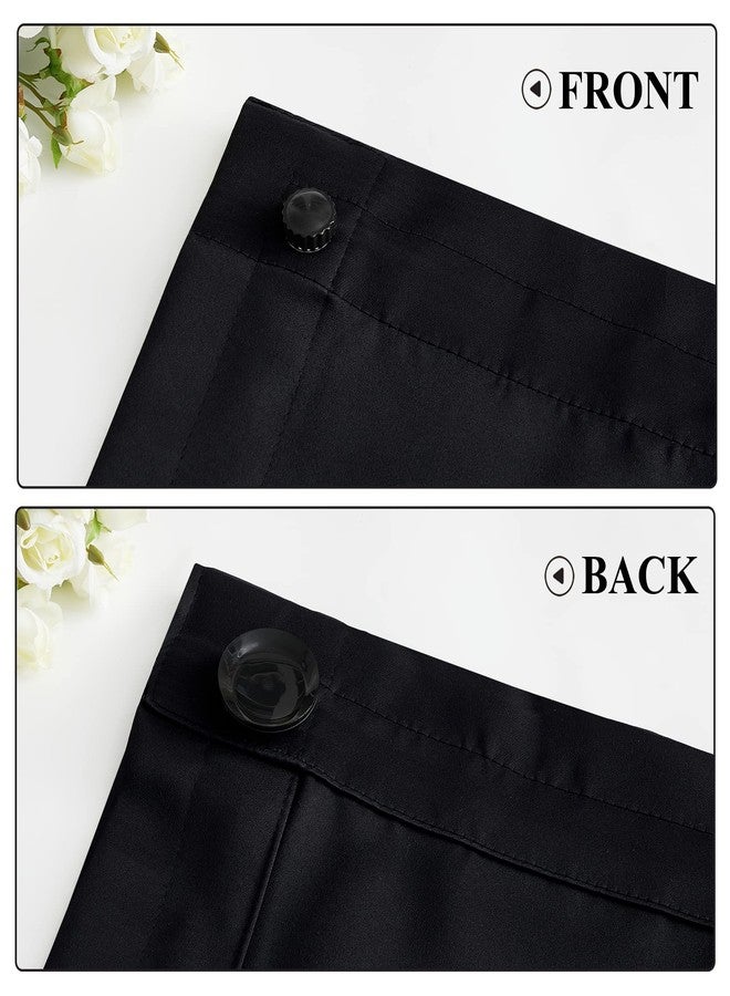 StangH Portable Blackout Blind Curtains for Kitchen/Car Curtains, Temporary Suckers Thermal Insulated Privacy Protect Window Shades Liners for Living Room, Solid Black, W35 x L64, 1 Panel - Image 4