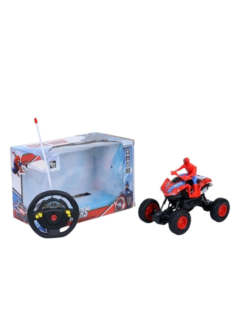 Spider Car and Bike Toy with Remote Control - Fun Driving Experience for Kids  - Image 1