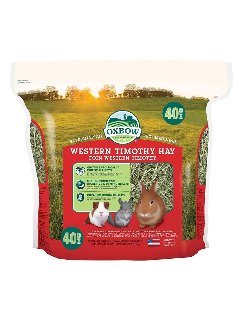 Oxbow Western Timothy Hay for Small Pets 1.13 kg - Image 1