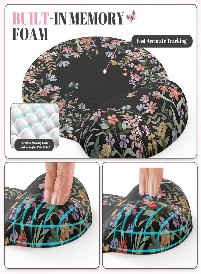 iCasso 4 in 1 Ergonomic Mouse Pad Wrist Support+Keyboard Wrist Rest pad+Coaster Set - Image 4