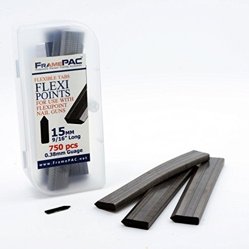 FramePac Flexipoint for Picture Frames Point Driver 15mm (9/16 inch) - Compatible with Dual Drive Point Driver, Glazing Points | Framing Points | Flexi-Points | Flexipoints Refill (Pack of 750) - Image 2