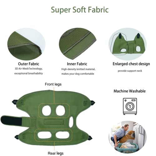 Mklhgty Dog Grooming Hammock for Trimming Nails and Ear/Eye Care, Sling for Grooming with Nail Clipperse - Image 3