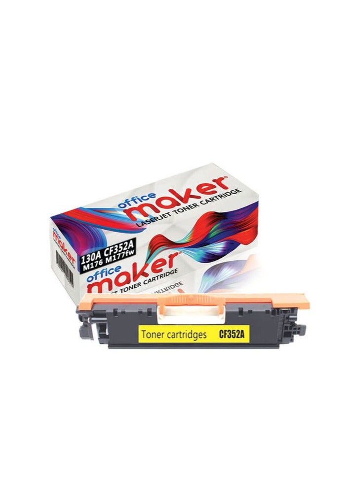 Office Maker Laserjet Toner Cartridge Yellow CF352A