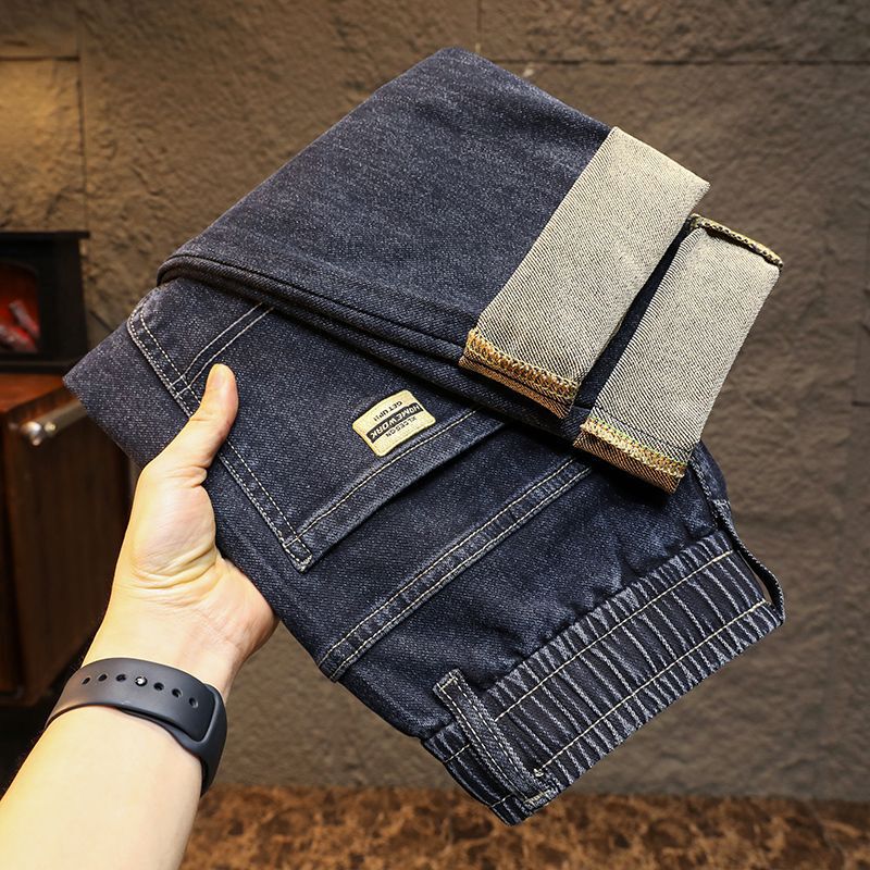 Unisex Classic Denim Jeans Loose Fit Daily Outdoor Wear - Image 2