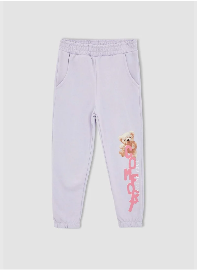 DeFacto Standard Fit Bear Print Joggers