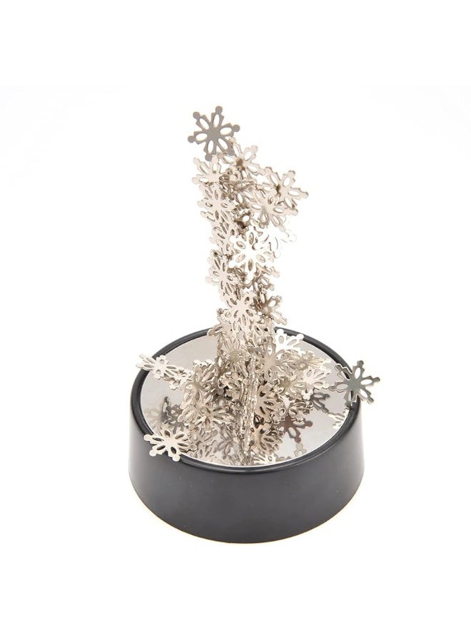 PowerTRC Toy Magnetic Desktop Sculpture Snowflakes  Mini Magnetic Art Decoration for Desktop  Fun Stress Relief Office Gift - Image 4
