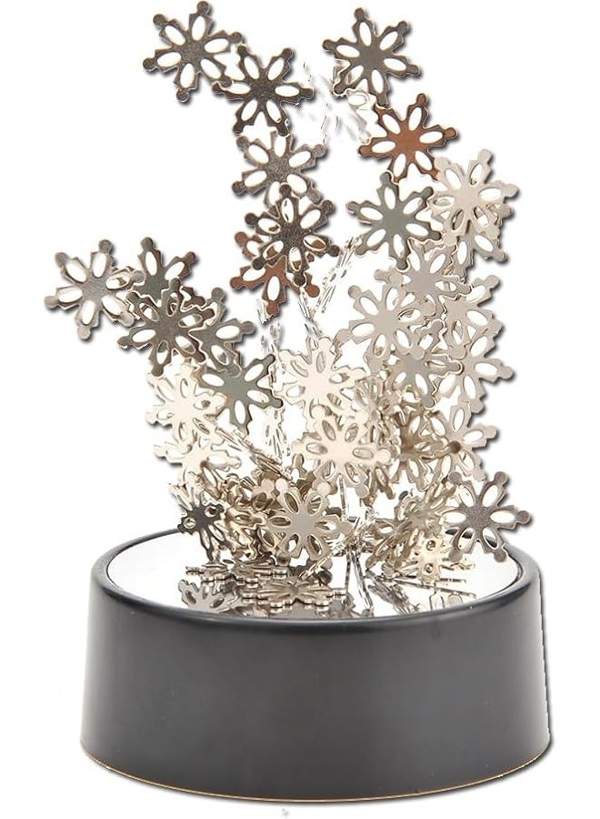 PowerTRC Toy Magnetic Desktop Sculpture Snowflakes  Mini Magnetic Art Decoration for Desktop  Fun Stress Relief Office Gift - Image 5