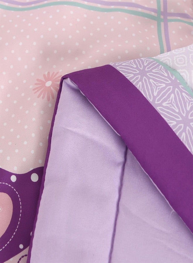 Wowelife Girl Crib Bedding Set, Butterfly Baby Girl Nursery Bedding Set, Premium Purple Baby Bedding Set, Baby Girl Cot Bed Set Include Quilted Comforter, Crib Skirt and Crib Sheet, Purple - Image 5