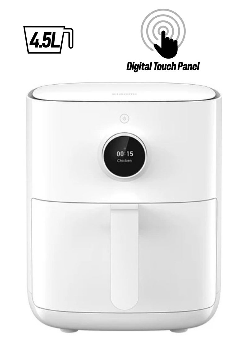 Xiaomi Smart Air Fryer 4.5L | Air Frying, Grilling, Baking, Defrosting, Fermentation | 40–200°C Wide-Range Temperature Range |360° Convection Heating | Flip-Free Cooking | App Control | White 4.5 L 1500 W MAF14 | BHR8235GB White - Image 1