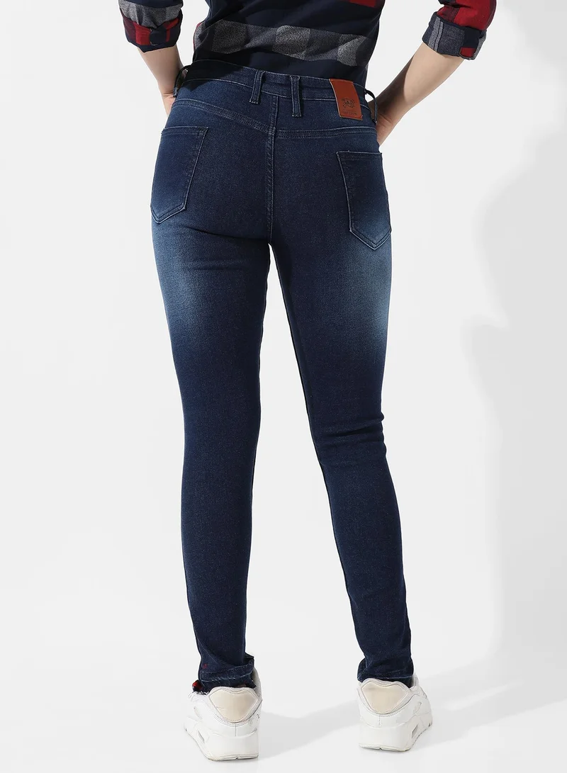 Pinacolada  Women's Side-Striped Skinny Fit Denim Jeans for Women | Best Price UAE