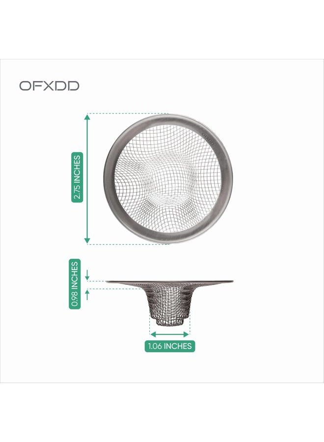 OFXDD Hair Catcher Drain Cover, Sink Strainer, Small Drain Protector 3", Kitchen Drain Catcher, Shower Sink Drain Cover Mesh (Pack of 3) - Image 5