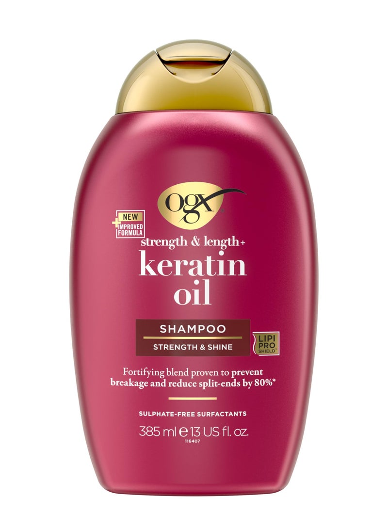 Strength And Length Keratin Oil Shampoo 385ml