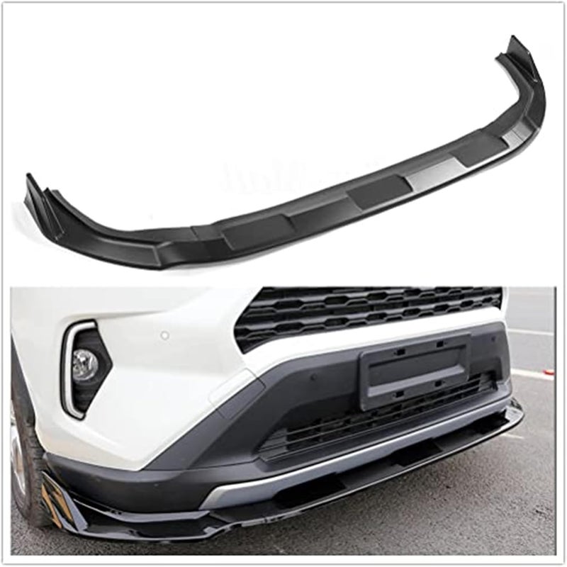 QASULER Front Bumper Spoiler Lip Kit for Toyota RAV4 - Image 2